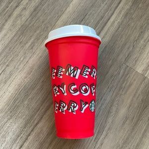Starbucks Christmas Holiday cup red